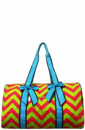 Quilted Duffle Bag-CC-701/FUS/LIME-T